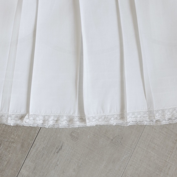 White Heirloom Dress and Slip Vintage Style Feltman Brothers Embroidery Lace NWT - Picture 6 of 8